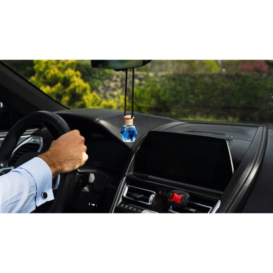 ΑΡΩΜΑΤΙΚΟ ΑΥΤΟΚΙΝΗΤΟΥ DIAMOND DUST ΚΡΕΜΑΣΤΟ ΜΕ ΑΡΩΜΑ OCEAN  ΣΕ ΣΧΗΜΑ ΔΙΑΜΑΝΤΙΟΥ LAMPA - 1 ΤΕΜ.