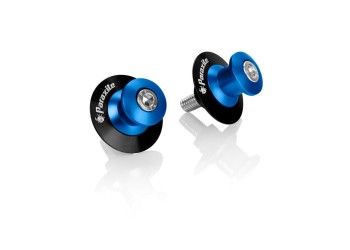 ΜΠΟΜΠΙΝΕΣ ΣΤΗΡΙΞΗΣ ΓΙΑ ΣΤΑΝΤ/ΚΑΒΑΛΕΤΑ MOTO M8x1,25 ΣΕ ΜΠΛΕ ΧΡΩΜΑ PARAXITE - 2 ΤΕΜ.