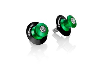 ΜΠΟΜΠΙΝΕΣ ΣΤΗΡΙΞΗΣ ΓΙΑ ΣΤΑΝΤ/ΚΑΒΑΛΕΤΑ MOTO M8x1,25 ΣΕ ΠΡΑΣΙΝΟ ΧΡΩΜΑ PARAXITE - 2 ΤΕΜ.