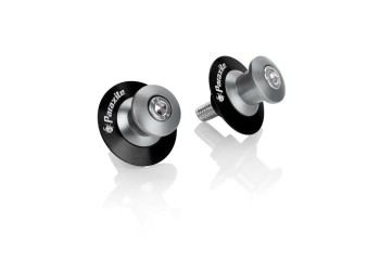 ΜΠΟΜΠΙΝΕΣ ΣΤΗΡΙΞΗΣ ΓΙΑ ΣΤΑΝΤ/ΚΑΒΑΛΕΤΑ MOTO M10x1,25 ΣΕ ΑΣΗΜΙ ΧΡΩΜΑ PARAXITE - 2 ΤΕΜ.