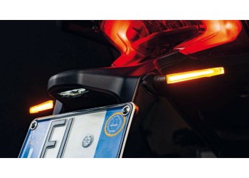 ΦΛΑΣ MOTO PROJECT 001 ΜΑΥΡΑ 12V COB LED TECHNOLOGY PARAXITE - 2 ΤΕΜ.
