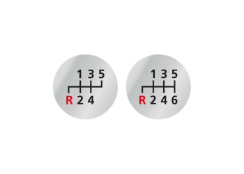 ΠΟΜΟΛΟ ΤΑΧΥΤΗΤΩΝ FORMULA GEAR 3 ΔΕΡΜΑΤΙΝΟ ΜΑΥΡΟ ΜΕ 2 ΑΥΤΟΚΟΛΛΗΤΑ ΕΝΔΕΙΞΗΣ ΤΑΧΥΤΗΤΩΝ 32mm (FIAT+OPEL)