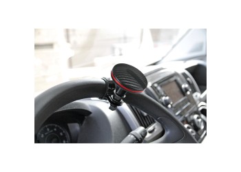 ΤΕΜΠΕΛΗΣ ΤΙΜΟΝΙΟΥ SPINNY LINE 60mm ΓΙΑ ΤΙΜΟΝΙΑ 30-37mm (ΜΑΥΡΟ CARBON ΜΕ ΚΟΚΚΙΝΗ ΡΙΓΑ)