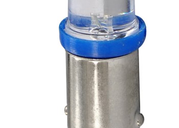 T4W 12V 0,29W BA9s (ΜΙΝΙΟΝ) LED 1xFlux 8mm ΜΠΛΕ 1ΤΕΜ.