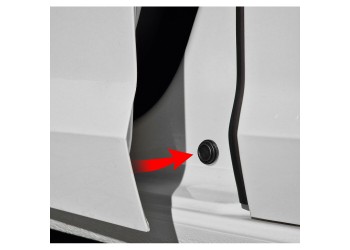 ΠΡΟΣΤΑΤΕΥΤΙΚΑ ΓΙΑ ΚΛΕΙΣΙΜΟ ΠΟΡΤΑΣ Φ26x8mm ΣΙΛΙΚΟΝΗΣ ΣΤΡΟΓΓΥΛΑ ΜΑΥΡΑ LAMPA - 4 ΤΕΜ.