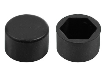 ΚΑΠΑΚΙΑ ΣΙΛΙΚΟΝΗΣ ΓΙΑ ΜΠΟΥΛΟΝΙΑ 17mm Μαύρα 20τεμ.