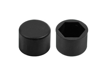 ΚΑΠΑΚΙΑ ΣΙΛΙΚΟΝΗΣ ΓΙΑ ΜΠΟΥΛΟΝΙΑ 19mm Μαύρα 20τεμ.