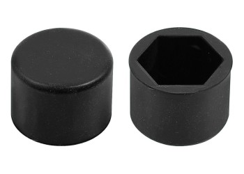 ΚΑΠΑΚΙΑ ΣΙΛΙΚΟΝΗΣ ΓΙΑ ΜΠΟΥΛΟΝΙΑ 19mm Μαύρα 20τεμ.