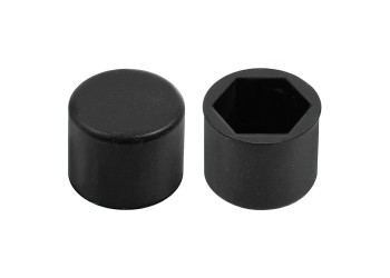 ΚΑΠΑΚΙΑ ΣΙΛΙΚΟΝΗΣ ΓΙΑ ΜΠΟΥΛΟΝΙΑ 21mm Μαύρα 20τεμ.