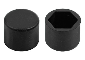 ΚΑΠΑΚΙΑ ΣΙΛΙΚΟΝΗΣ ΓΙΑ ΜΠΟΥΛΟΝΙΑ 21mm Μαύρα 20τεμ.