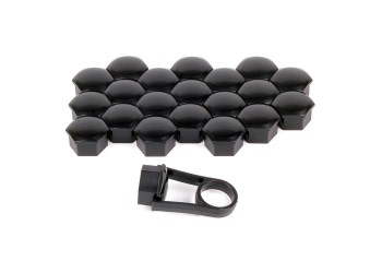 ΚΑΠΑΚΙΑ ΜΠΟΥΛΟΝΙΩΝ/ΠΑΞΙΜΑΔΙΩΝ 17 mm (ΜΑΥΡΑ ΚΟΝΤΑ ABS ΠΛΑΣΤΙΚΑ) - 20 ΤΕΜ.