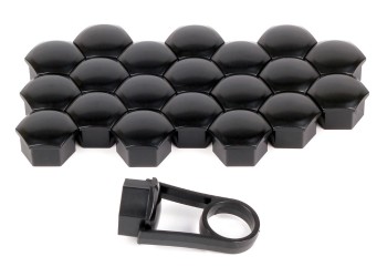 ΚΑΠΑΚΙΑ ΜΠΟΥΛΟΝΙΩΝ/ΠΑΞΙΜΑΔΙΩΝ 17 mm (ΜΑΥΡΑ ΚΟΝΤΑ ABS ΠΛΑΣΤΙΚΑ) - 20 ΤΕΜ.