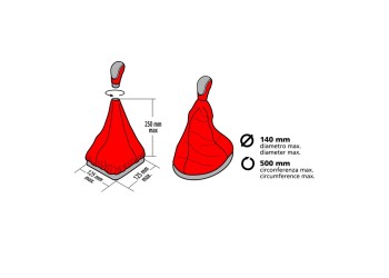 ΦΟΥΣΚΑ ΤΑΧΥΤΗΤΩΝ ΜΕ ΚΟΡΔΟΝΙ 125 Χ 125 mm - 250 mm ΥΨΟΣ (ΜΑΥΡΟ/ΔΕΡΜΑ)