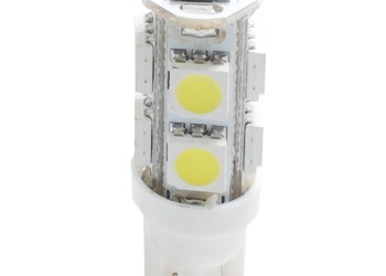 T10 W5W 12V W2,1x9,5d LED 9xSMD5050 ΛΕΥΚΟ (ΚΑΡΦΩΤΟ ΑΚΑΛΥΚΟ) 1ΤΕΜ. M-TECH
