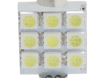 ΛΑΜΠΑΚΙΑ ΠΛΑΦΟΝΙΕΡΑΣ C5W/C10W 12V 1,44W SV8,5 41mm PREMIUM LED 9xSMD5050 ΛΕΥΚΟ 1ΤΕΜ.