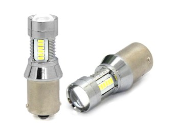 P21W 12V BA15s LED 21xSMD3014 ΛΕΥΚΟ (ΜΟΝΟΠΟΛΙΚΟ) 1ΤΕΜ.