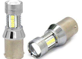 P21W 12V BA15s LED 21xSMD3014 ΛΕΥΚΟ (ΜΟΝΟΠΟΛΙΚΟ) 1ΤΕΜ.