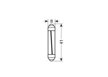 ΛΑΜΠΑΚΙ ΠΛΑΦΟΝΙΕΡΑΣ 12V 8x41mm 20lm ΛΕΥΚΟ MEGA-LED9 COB (ΔΙΠΛΗΣ ΠΟΛΙΚΟΤΗΤΑΣ- CAN-BUS) BLISTER 1ΤΕΜ.
