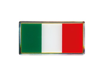 ΑΥΤΟΚΟΛΛΗΤΟ ΣΗΜΑ 3D ΣΗΜΑΙΑ ΙΤΑΛΙΑΣ 78x40mm LAMPA -  1 Τεμ.