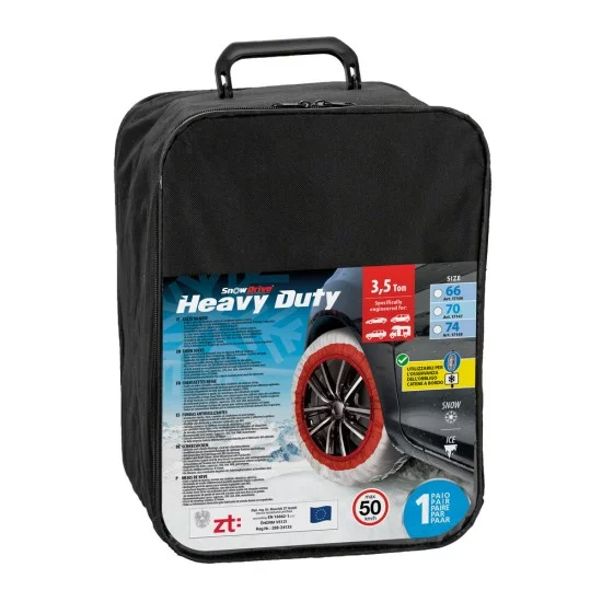 ΑΝΤΙΟΛΙΣΘΗΤΙΚΟ ΠΑΝΙ ΧΙΟΝΙΟΥ SNOWDRIVE HEAVY DUTY SD74 3,5T MAX ΓΙΑ ΜΕΓΑΛΑ SUV/VAN 2ΤΕΜ.