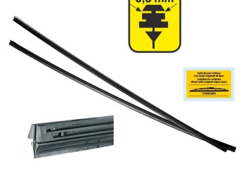 ΛΑΣΤΙΧΑ ΥΑΛΟΚΑΘΑΡΙΣΤΗΡΩΝ 61CMX6,5MM TERGIX ΜΕ ΕΠΙΚΑΛΥΨΗ ΓΡΑΦΙΤΗ ΧΩΡΙΣ ΛΑΜΑΚΙΑ ΧΥΜΑ