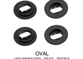 VOLKSWAGEN/SEAT/SKODA/FORD ΚΟΥΜΠΩΜΑΤΑ ΚΛΙΠΣ ΓΙΑ ΠΑΤΑΚΙΑ (ΟΒΑΛ) - 4 ΤΕΜ.