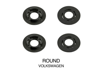 VOLKSWAGEN ΚΟΥΜΠΩΜΑΤΑ ΚΛΙΠΣ ΓΙΑ ΠΑΤΑΚΙΑ (ΣΤΡΟΓΓΥΛΑ) - 8 ΤΕΜ.