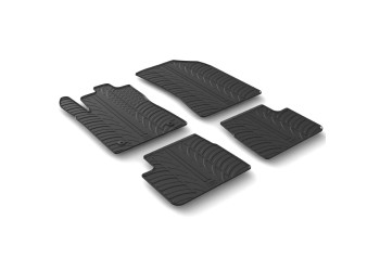 ΜΑΡΚΕ ΠΑΤΑΚΙΑ ΣΕ ΣΚΑΦΗ ΛΑΣΤΙΧΟ ΓΙΑ CITROEN C3 11/2016+ SUMISURA ΣΕ ΜΑΥΡΟ ΧΡΩΜΑ ME ΚΟΥΜΠΩΜΑΤΑ LAMPA - 4 ΤΕΜ.