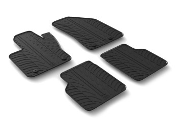 ΜΑΡΚΕ ΠΑΤΑΚΙΑ ΣΕ ΣΚΑΦΗ ΛΑΣΤΙΧΟ ΓΙΑ JEEP COMPASS 07/2017+ SUMISURA ΣΕ ΜΑΥΡΟ ΧΡΩΜΑ ME ΚΟΥΜΠΩΜΑΤΑ LAMPA - 4 ΤΕΜ.