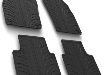 ΜΑΡΚΕ ΠΑΤΑΚΙΑ ΣΕ ΣΚΑΦΗ ΛΑΣΤΙΧΟ ΓΙΑ VW T-CROSS 04/2019+ SUMISURA ΣΕ ΜΑΥΡΟ ΧΡΩΜΑ ME ΚΟΥΜΠΩΜΑΤΑ LAMPA - 4 ΤΕΜ.