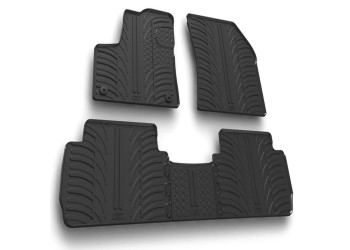 ΜΑΡΚΕ ΠΑΤΑΚΙΑ ΣΕ ΣΚΑΦΗ ΛΑΣΤΙΧΟ ΓΙΑ PEUGEOT 5008 5D 01/2017+ SUMISURA ΣΕ ΜΑΥΡΟ ΧΡΩΜΑ ME ΚΟΥΜΠΩΜΑΤΑ LAMPA - 4 ΤΕΜ.