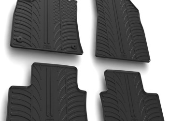 ΜΑΡΚΕ ΠΑΤΑΚΙΑ ΣΕ ΣΚΑΦΗ ΛΑΣΤΙΧΟ ΓΙΑ RENAULT CLIO V 5D 08/2019+ SUMISURA ΣΕ ΜΑΥΡΟ ΧΡΩΜΑ ME ΚΟΥΜΠΩΜΑΤΑ LAMPA - 4 ΤΕΜ.