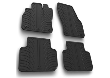 ΜΑΡΚΕ ΠΑΤΑΚΙΑ ΣΕ ΣΚΑΦΗ ΛΑΣΤΙΧΟ ΓΙΑ AUDI Q3 / Q3 SPORTBACK 01/2019+ SUMISURA ΣΕ ΜΑΥΡΟ ΧΡΩΜΑ ME ΚΟΥΜΠΩΜΑΤΑ LAMPA - 4 ΤΕΜ.