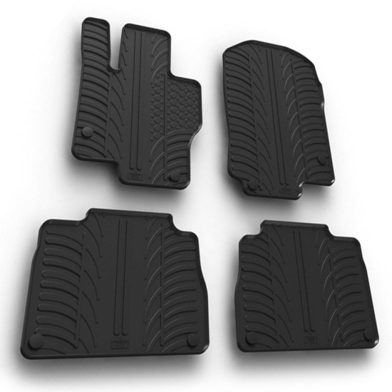 LAMPA - ΠΑΤΑΚΙΑ ΑΥΤΟΚΙΝΗΤΟΥ ΑΠΟ ΛΑΣΤΙΧΟ ΓΙΑ MERCEDES GLE W167 ΑΥΤΟΜΑΤΟ 01/2019+ ΣΕ ΜΑΥΡΟ ΧΡΩΜΑ ME ΚΟΥΜΠΩΜΑΤΑ - 4 ΤΕΜ.