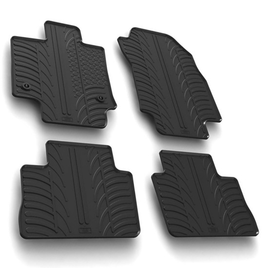 ΜΑΡΚΕ ΠΑΤΑΚΙΑ ΣΕ ΣΚΑΦΗ ΛΑΣΤΙΧΟ ΓΙΑ TOYOTA RAV4 5D 03/2019+ SUMISURA ΣΕ ΜΑΥΡΟ ΧΡΩΜΑ ME ΚΟΥΜΠΩΜΑΤΑ LAMPA - 4 ΤΕΜ.