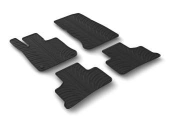 ΜΑΡΚΕ ΠΑΤΑΚΙΑ ΣΕ ΣΚΑΦΗ ΛΑΣΤΙΧΟ ΓΙΑ MERCEDES GLC 09/2022+ Mhev SUMISURA ΣΕ ΜΑΥΡΟ ΧΡΩΜΑ ME ΚΟΥΜΠΩΜΑΤΑ LAMPA - 4 ΤΕΜ.