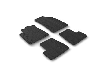 ΠΑΤΑΚΙΑ SUMISURA ΛΑΣΤΙΧΟ ΣΕ ΜΑΥΡΟ ΧΡΩΜΑ ME ΚΟΥΜΠΩΜΑΤΑ ΓΙΑ CITROEN C3 5D 04/2024+ LAMPA - 4 ΤΕΜ.​