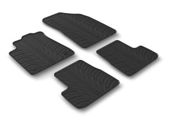 ΠΑΤΑΚΙΑ SUMISURA ΛΑΣΤΙΧΟ ΣΕ ΜΑΥΡΟ ΧΡΩΜΑ ME ΚΟΥΜΠΩΜΑΤΑ ΓΙΑ CITROEN C3 5D 04/2024+ LAMPA - 4 ΤΕΜ.​