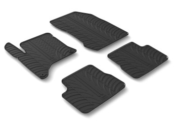 ΠΑΤΑΚΙΑ ΛΑΣΤΙΧΟ ΣΕ ΜΑΥΡΟ ΧΡΩΜΑ ME ΚΟΥΜΠΩΜΑΤΑ ΓΙΑ PEUGEOT 208 5D 09/2023+ / OPEL CORSA F 5D 07/2023+ (AYTOMATO/HYBRID) LAMPA - 4 ΤΕΜ.​