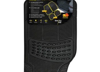 ΠΑΤΑΚΙΑ ΛΑΣΤΙΧΟ MIRAGE SLIM GRAN PREE UNIVERSAL 45x70,5 + 43x45cm ΜΑΥΡΟ LAMPA - 4 ΤΕΜ.