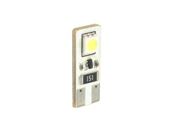 T10 W5W 12V W2,1x9,5d LED 2xSMD5050 ΛΕΥΚΟ (ΚΑΡΦΩΤΟ CAN-BUS) 1ΤΕΜ. M-TECH