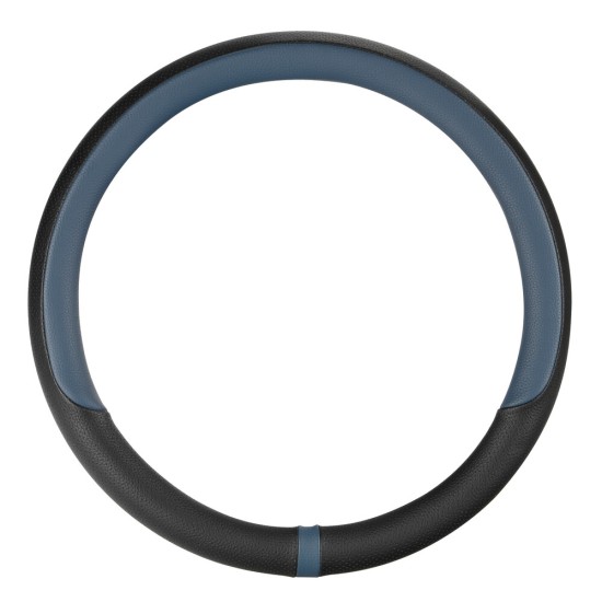 Lampa - Κάλυμμα Τιμονιού NOBLE (M) 37/39cm Μαύρο / Μπλε άοσμο διάτρητο αντιολισθητικό μαλακό ultra soft Skeentex - 1 τεμ. (L3290.2)