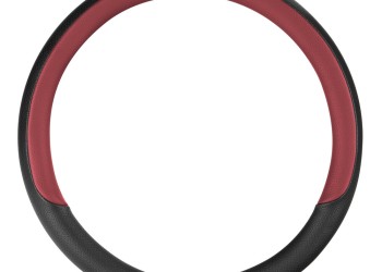 Lampa - Κάλυμμα Τιμονιού NOBLE (M) 37/39cm Μαύρο / Κόκκινο άοσμο διάτρητο αντιολισθητικό μαλακό ultra soft Skeentex - 1 τεμ. (L3290.3)