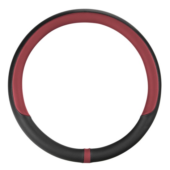 Lampa - Κάλυμμα Τιμονιού NOBLE (M) 37/39cm Μαύρο / Κόκκινο άοσμο διάτρητο αντιολισθητικό μαλακό ultra soft Skeentex - 1 τεμ. (L3290.3)