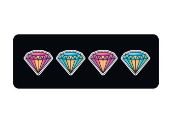 ΚΑΛΥΜΜΑ ΤΙΜΟΝΙΟΥ SKIN-COVER DIAMONT (ΔΙΑΜΑΝΤΙΑ) 35/37cm (S) ΜΑΥΡΟ ΕΛΑΣΤΙΚΟ ΠΟΛΥΕΣΤΕΡΙΚΟ 2mm ΠΑΧΟΣ