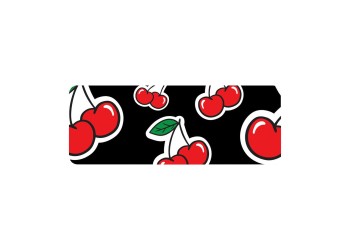 ΚΑΛΥΜΜΑ ΤΙΜΟΝΙΟΥ SKIN-COVER CHERRY-CILIEGE(ΚΕΡΑΣΙΑ) 35/37cm(S) ΜΑΥΡΟ ΕΛΑΣΤΙΚΟ ΠΟΛΥΕΣΤΕΡΙΚΟ 2mm ΠΑΧΟΣ