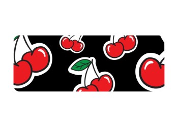 ΚΑΛΥΜΜΑ ΤΙΜΟΝΙΟΥ SKIN-COVER CHERRY-CILIEGE(ΚΕΡΑΣΙΑ) 38/40cm(M) ΜΑΥΡΟ ΕΛΑΣΤΙΚΟ ΠΟΛΥΕΣΤΕΡΙΚΟ 2mm ΠΑΧΟΣ