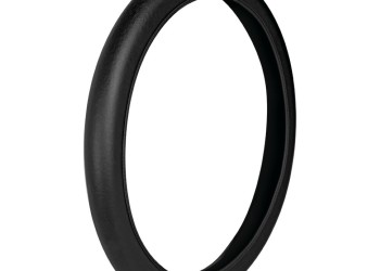 Lampa Κάλυμμα Τιμονιού Αυτοκινήτου Skin-Cover 35-37εκ. Ελαστικό Άοσμο Ultra-soft Δερμάτινο Μαύρο 1-τεμ. (L3292.7)