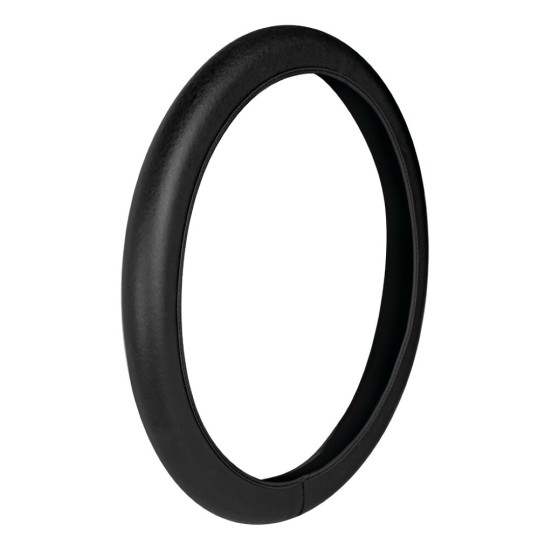 Lampa Κάλυμμα Τιμονιού Αυτοκινήτου Skin-Cover 35-37εκ. Ελαστικό Άοσμο Ultra-soft Δερμάτινο Μαύρο 1-τεμ. (L3292.7)