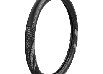 Lampa Κάλυμμα Τιμονιού Αυτοκινήτου Suzuka 37-39εκ.  Άοσμο Ελαστικό Ultra soft Skeentex με αεριζόμενες λαβές Γκρί 1-τεμ. (L3293.3)